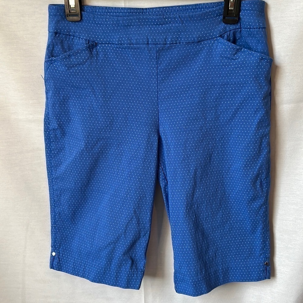 Kim Rogers Polka Dot Boyfriend Shorts Size 8